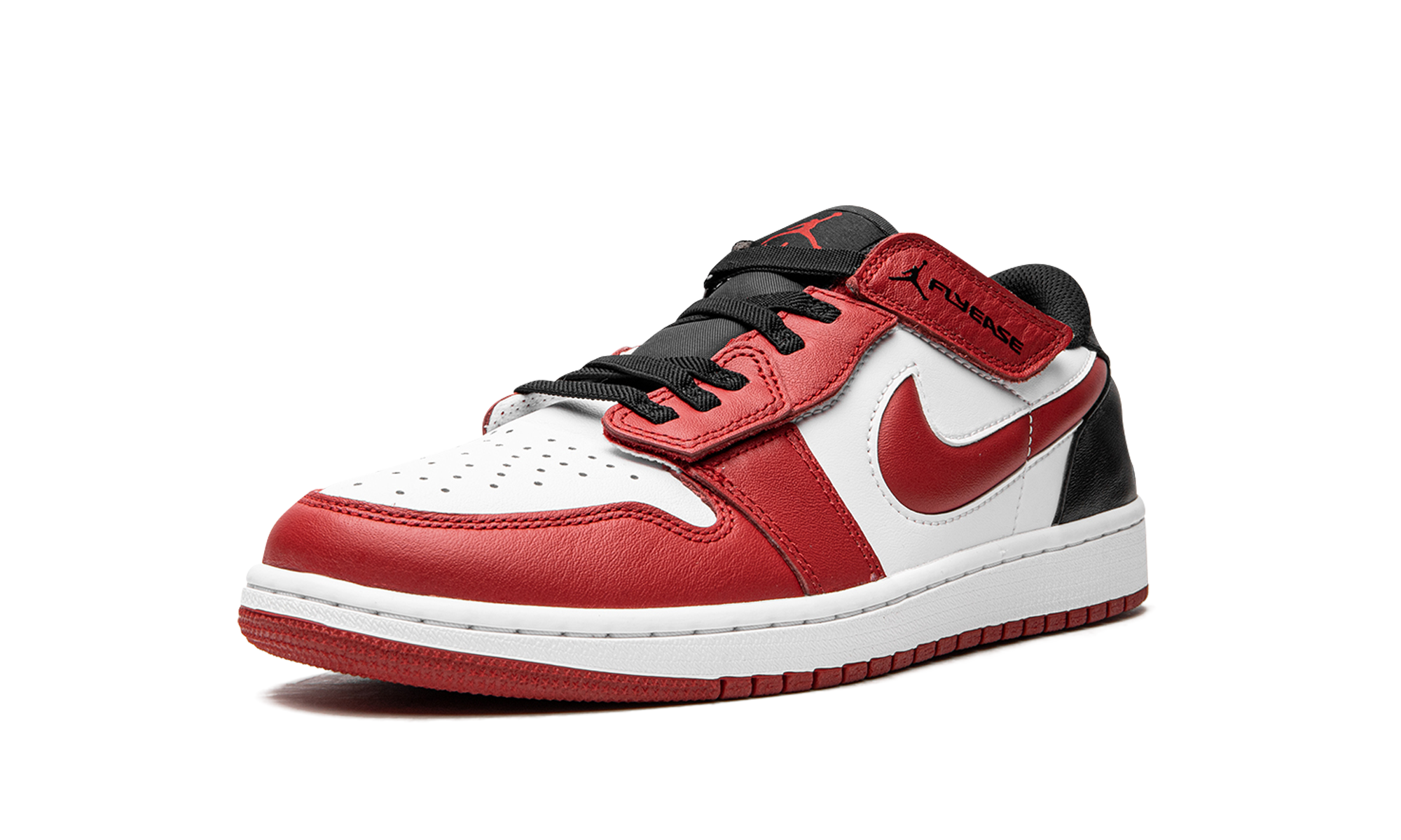 jordan 1 low flyease gym red+DM1206-163+left diagnol single view