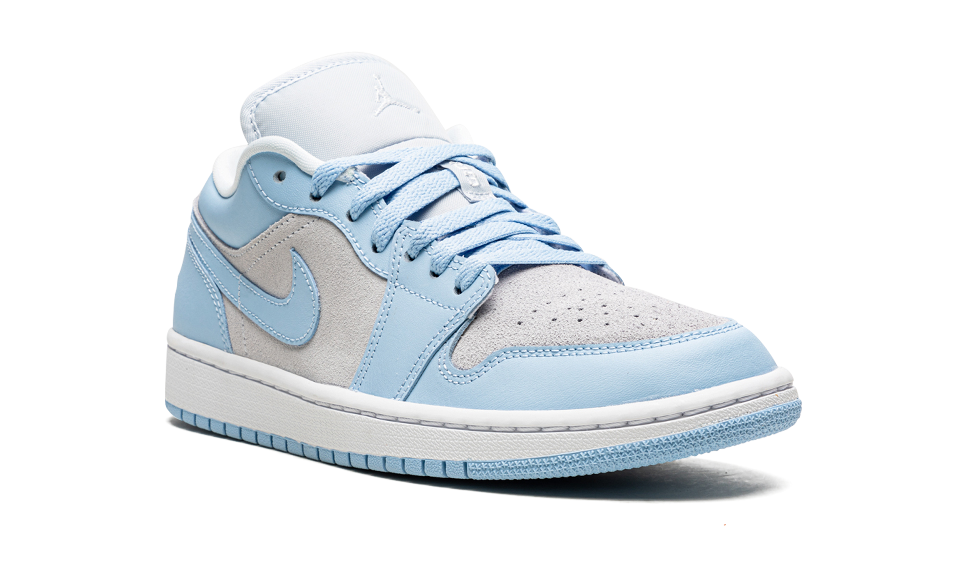 jordan 1 low football grey aluminum women s+DC0774-050+diagnol right view