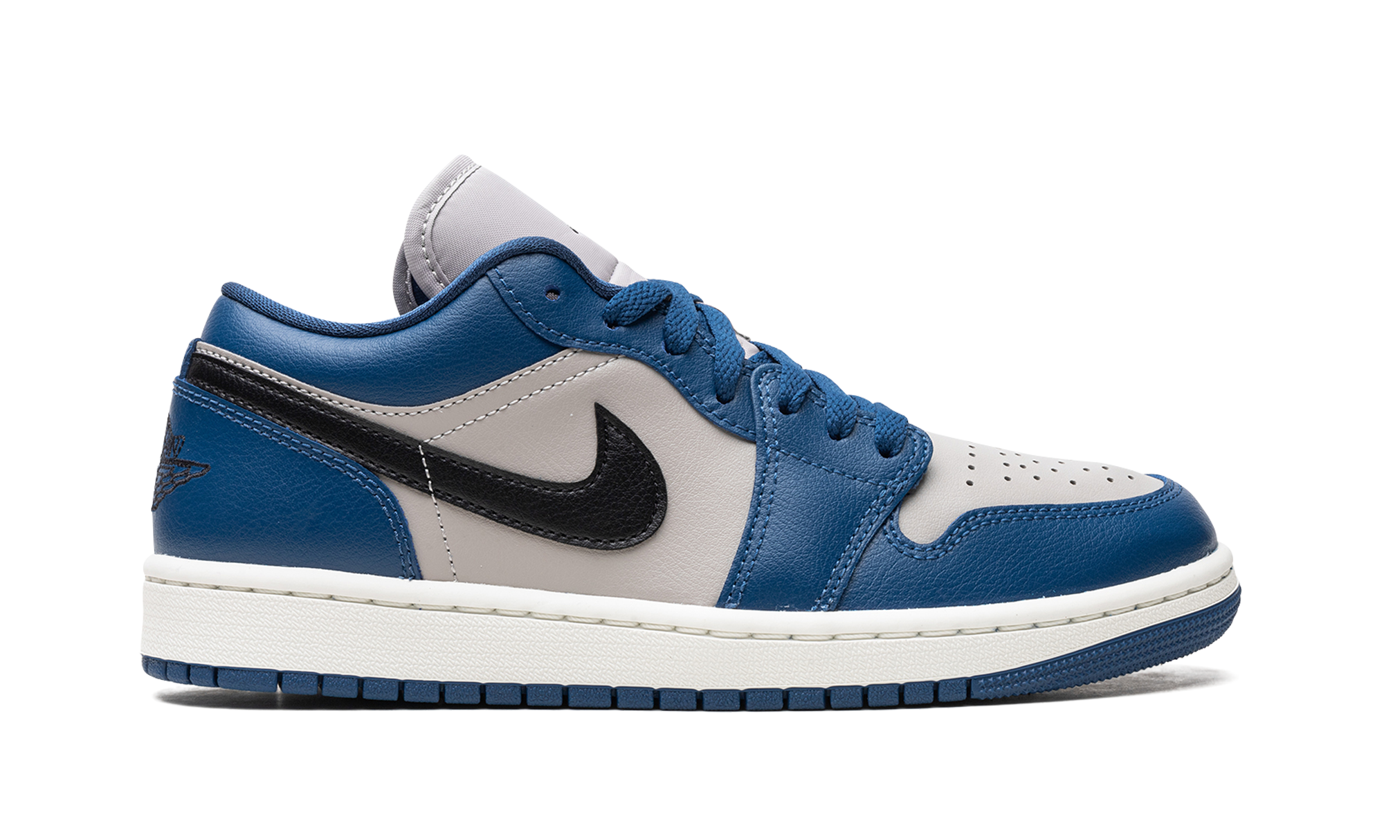 jordan 1 low french blue college grey women s+DC0774-402+right view