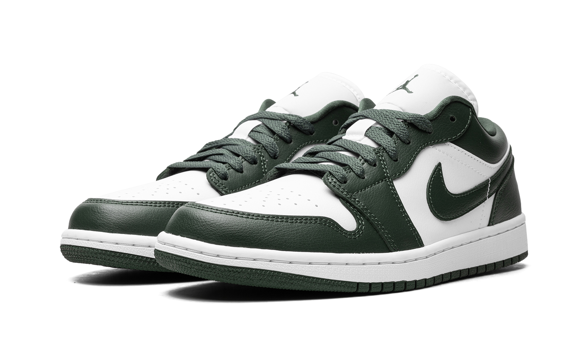 jordan 1 low galactic jade women s+DC0774-113+diagnol left view