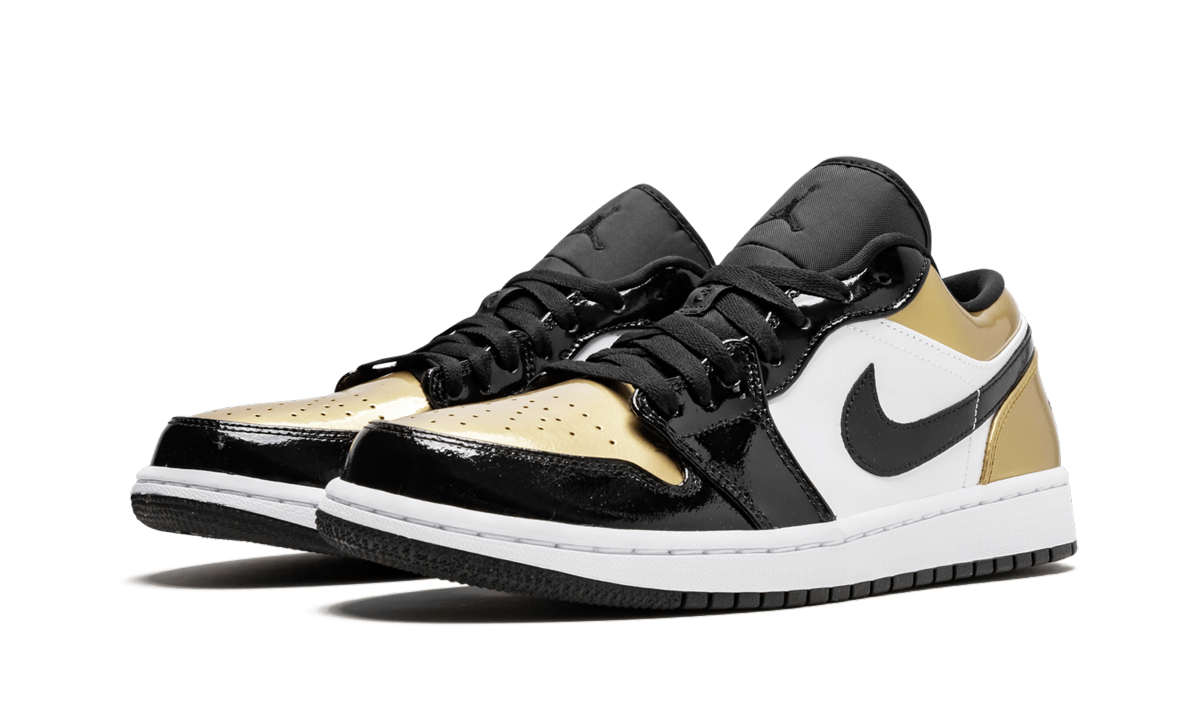 jordan 1 low gold toe+CQ9447-700+diagnol left view