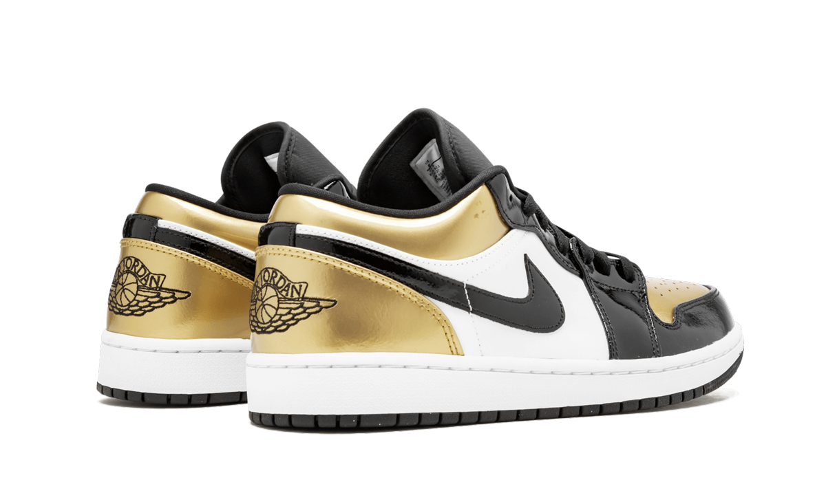 jordan 1 low gold toe+CQ9447-700+diagnol right behind view