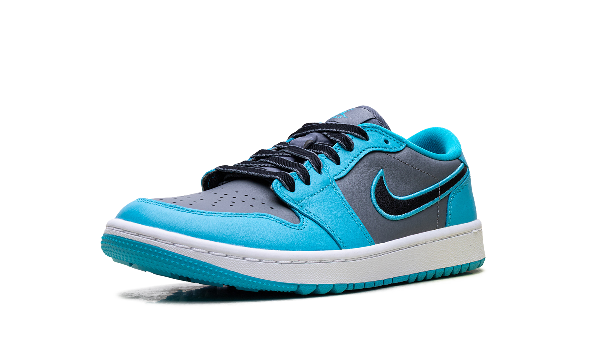 jordan 1 low golf cool grey gamma blue+FZ3248-001+left diagnol single view