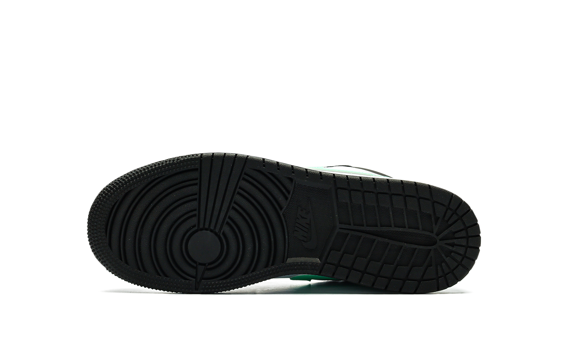 jordan 1 low green glow gs+553560-131+bottom view