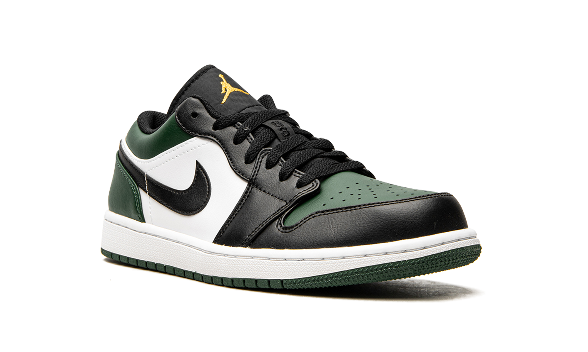 jordan 1 low green toe+553558-371+diagnol right view