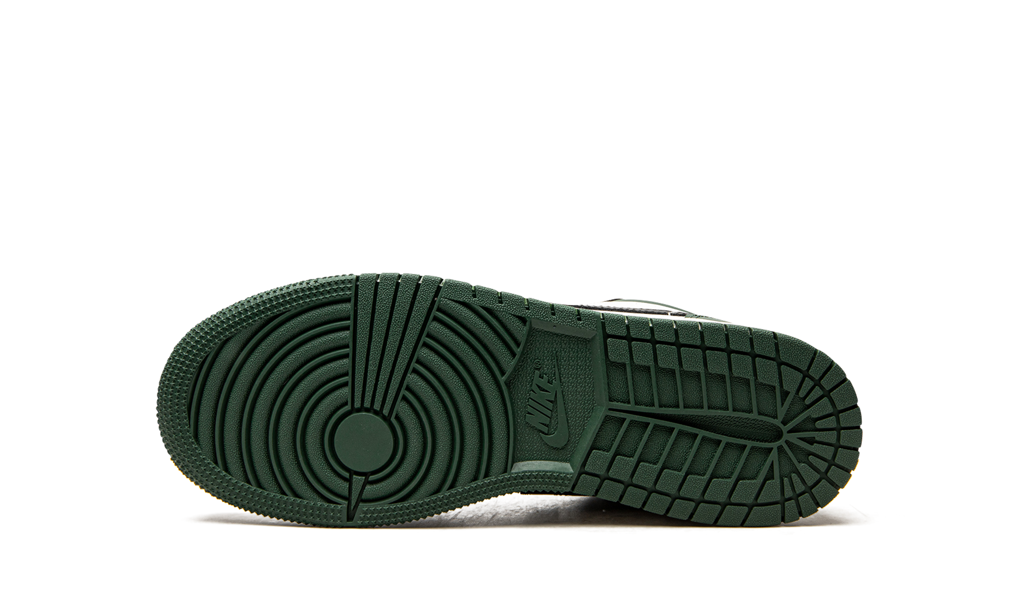 jordan 1 low green toe gs+553560-371+bottom view