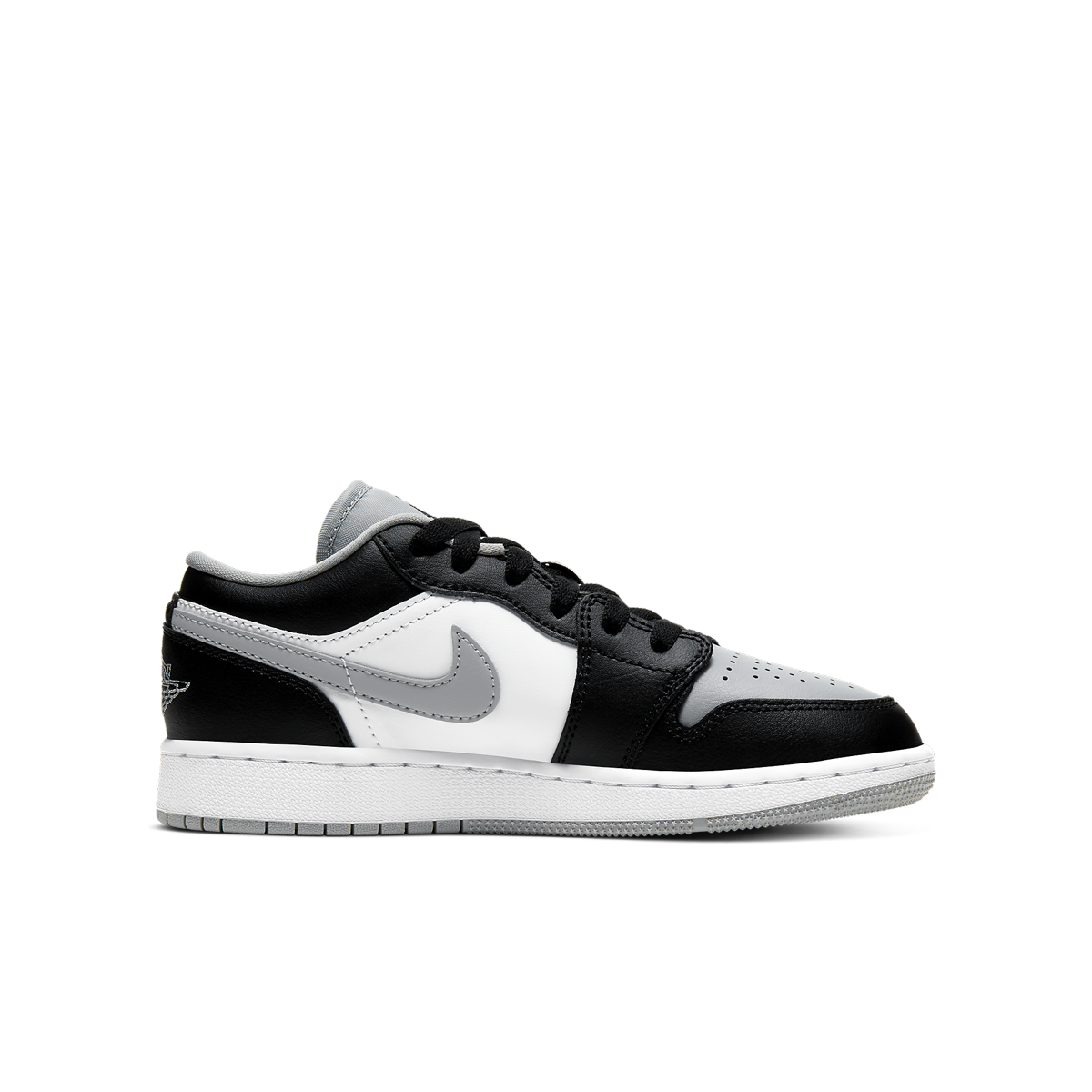 jordan 1 low grey toe gs+553560-039+right view