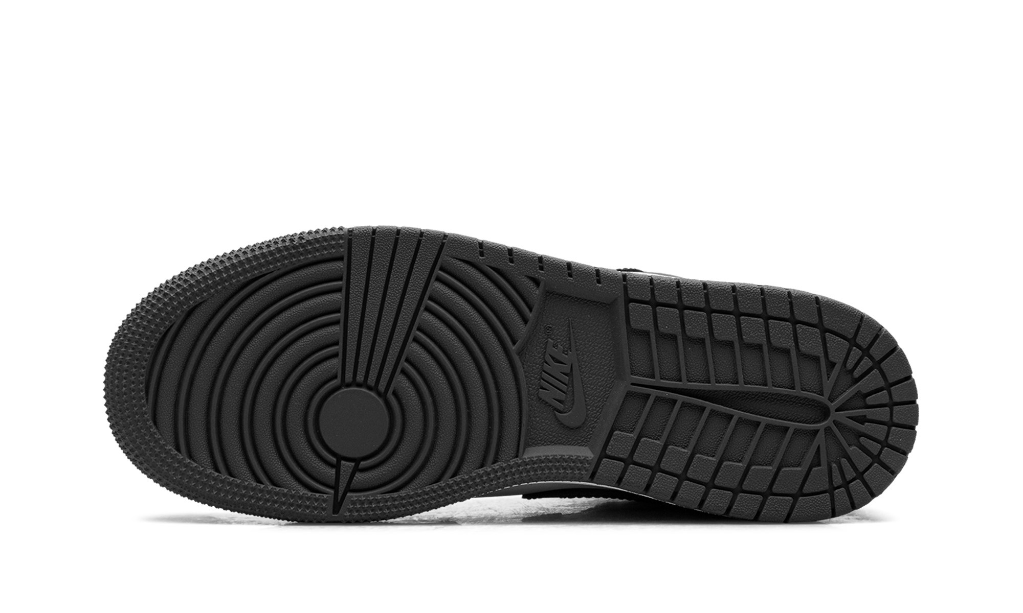 jordan 1 low grey white gs+553560-044+bottom view