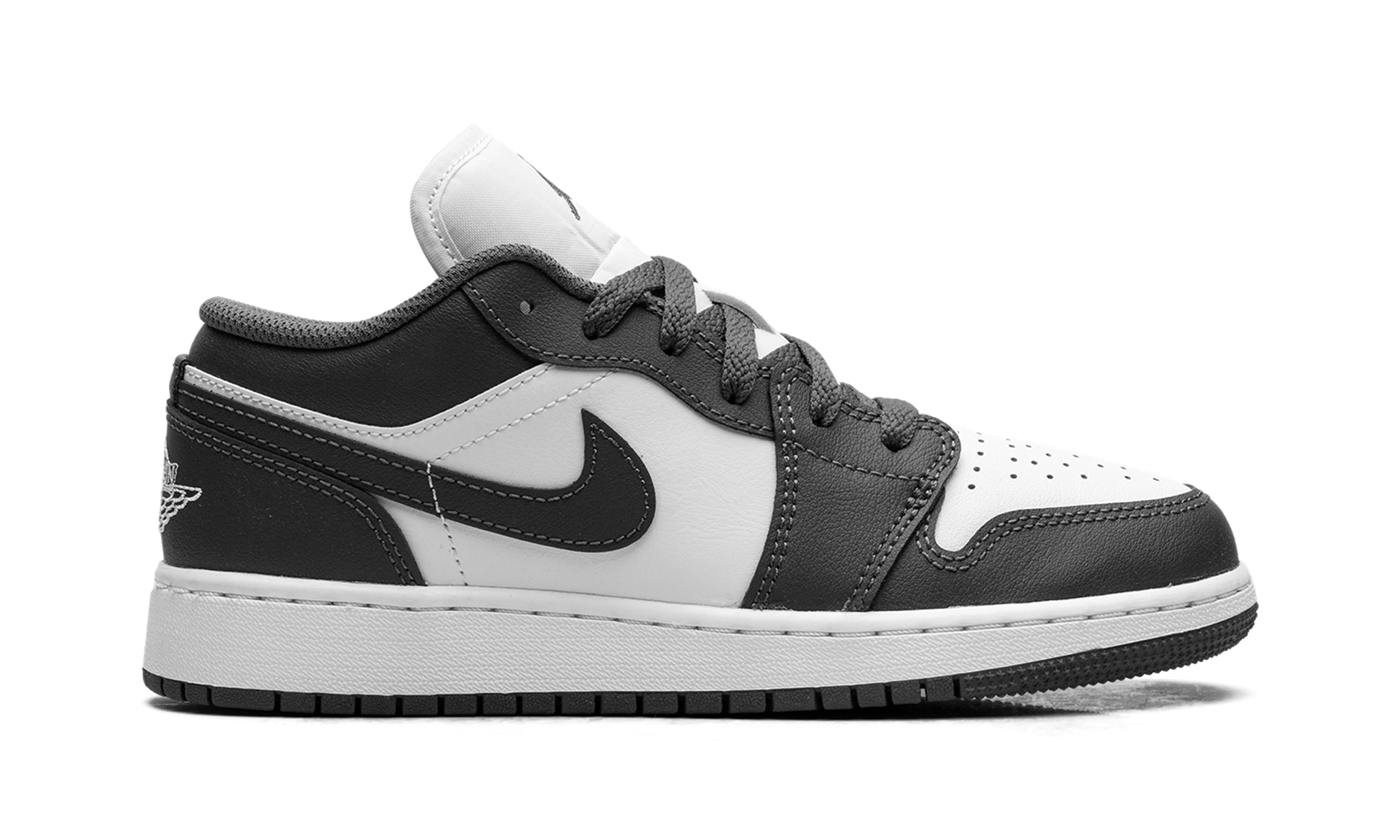 jordan 1 low grey white gs+553560-044+right view