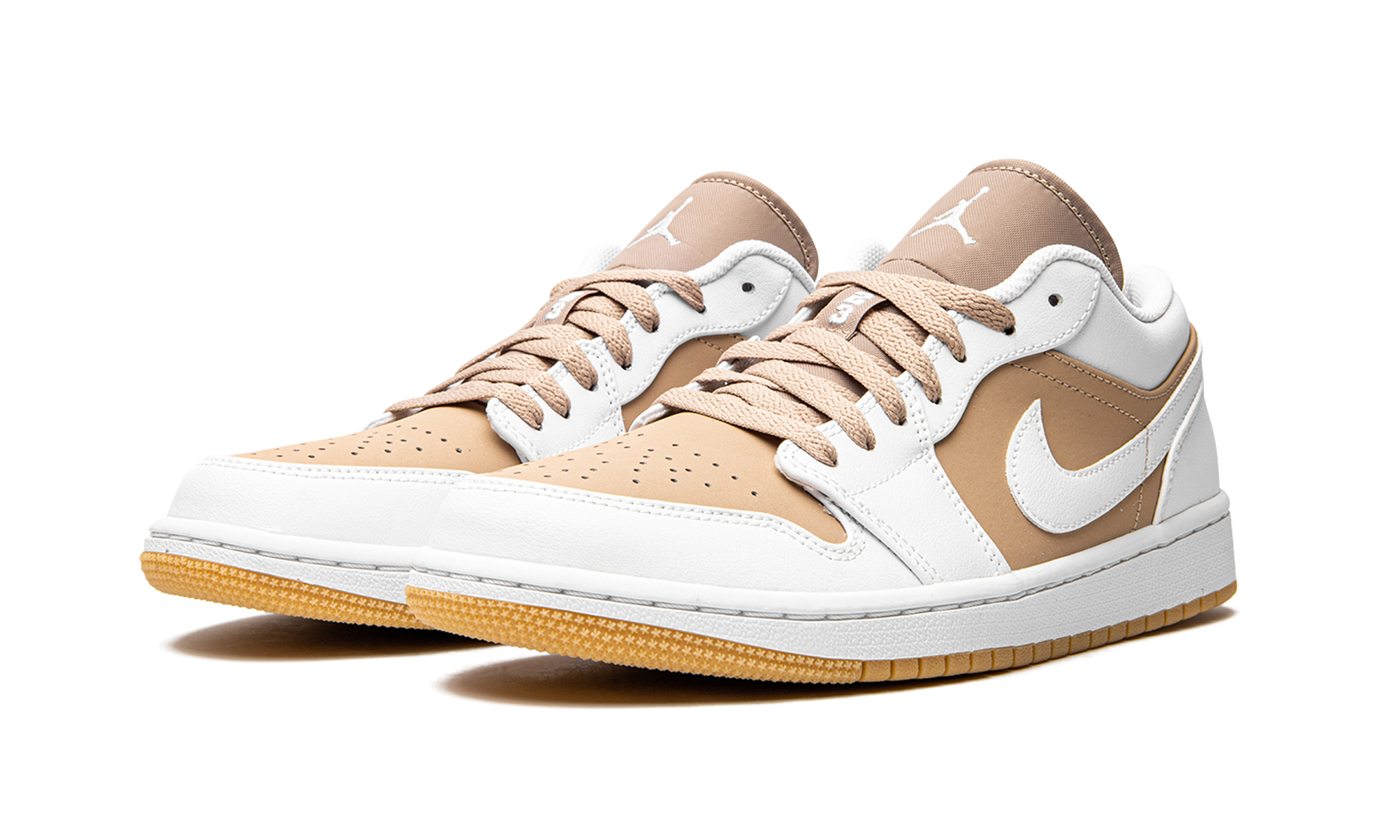 jordan 1 low gum white+DN6999-100+diagnol left view