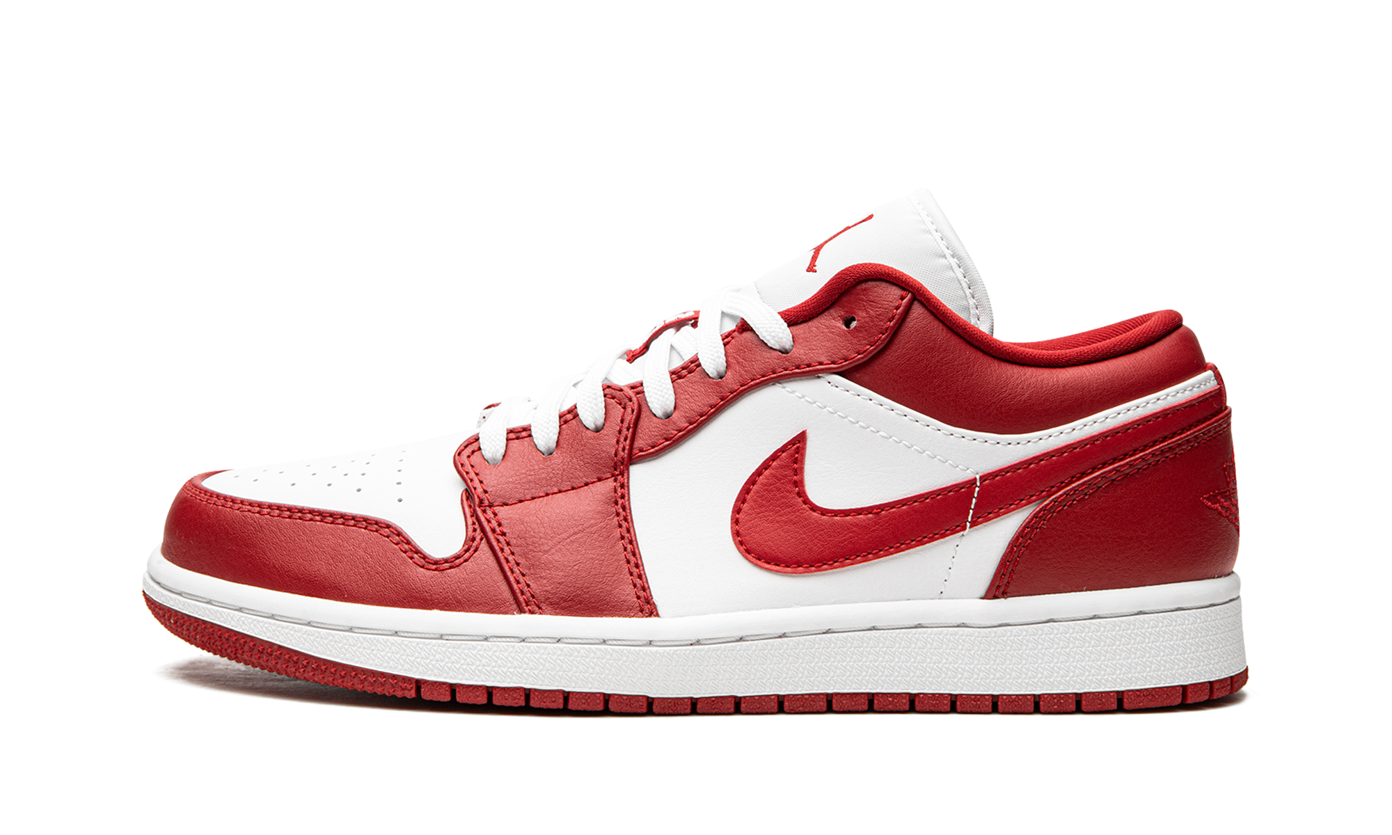 jordan 1 low gym red white+553558-611+diagnol right view 1