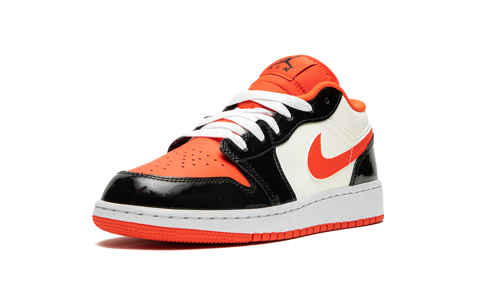 jordan 1 low halloween 2023 gs+DV1335-800+left diagnol single view