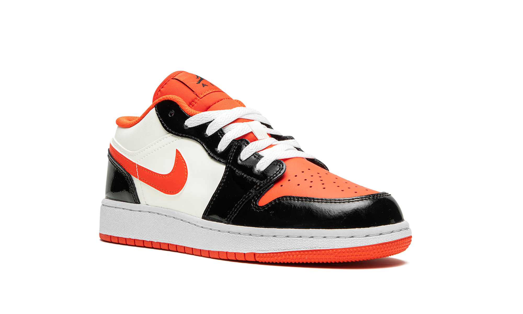 jordan 1 low halloween 2023 gs+DV1335-800+diagnol right view