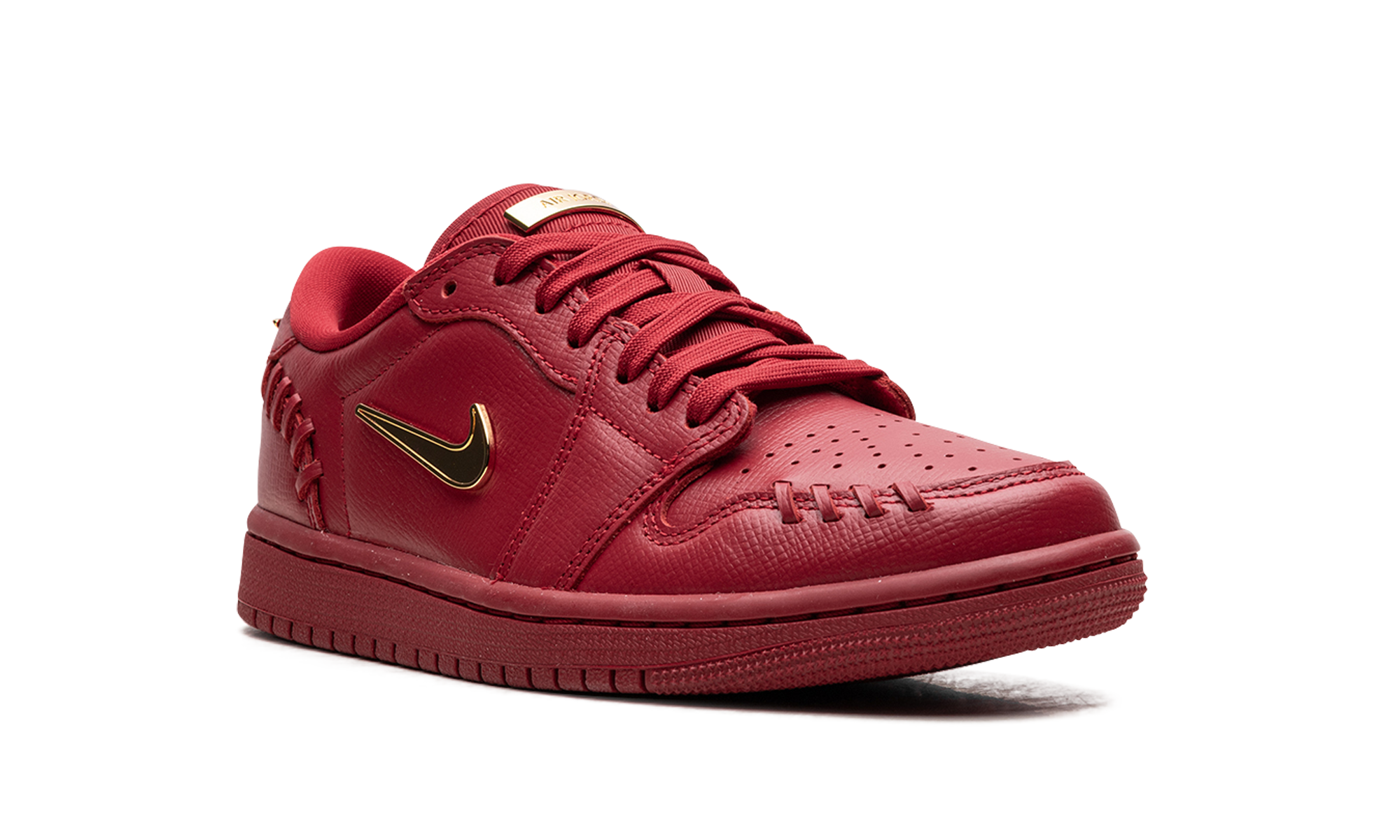 jordan 1 low method of make gym red metallic gold women s+FN5032-607+diagnol right view