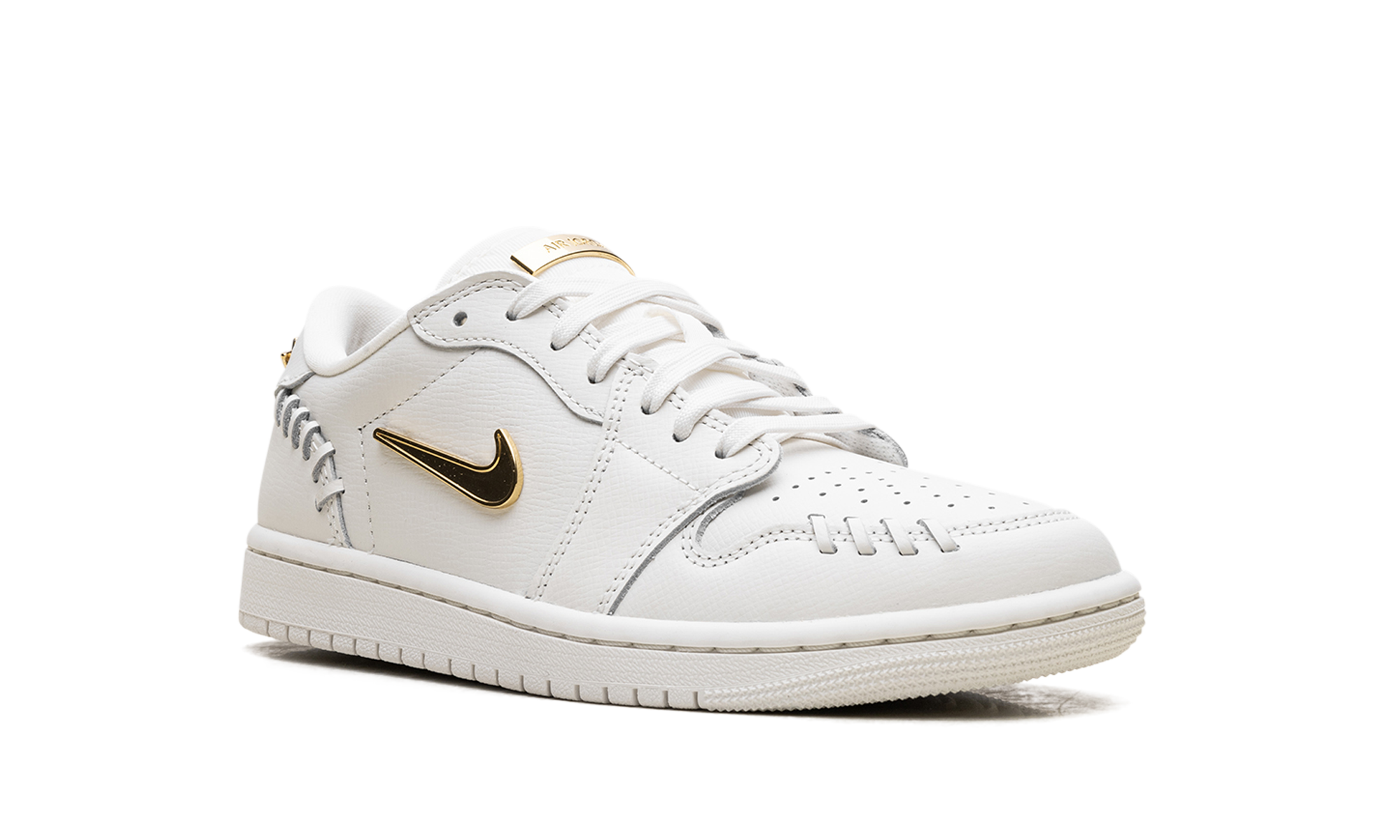 jordan 1 low method of make sail metallic gold women s+FN5032-100+diagnol right view