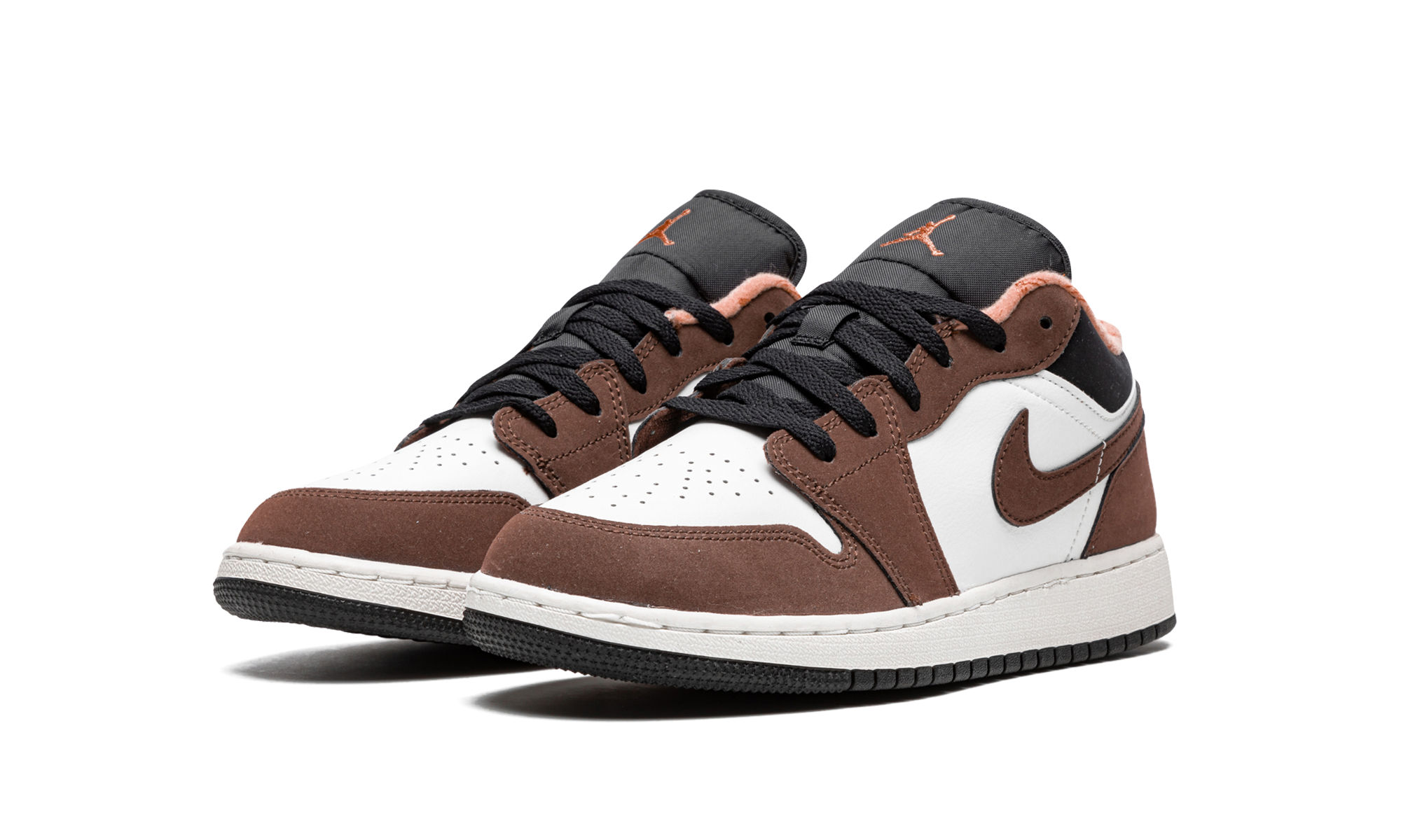 jordan 1 low mocha gs+DM0589-200+diagnol left view