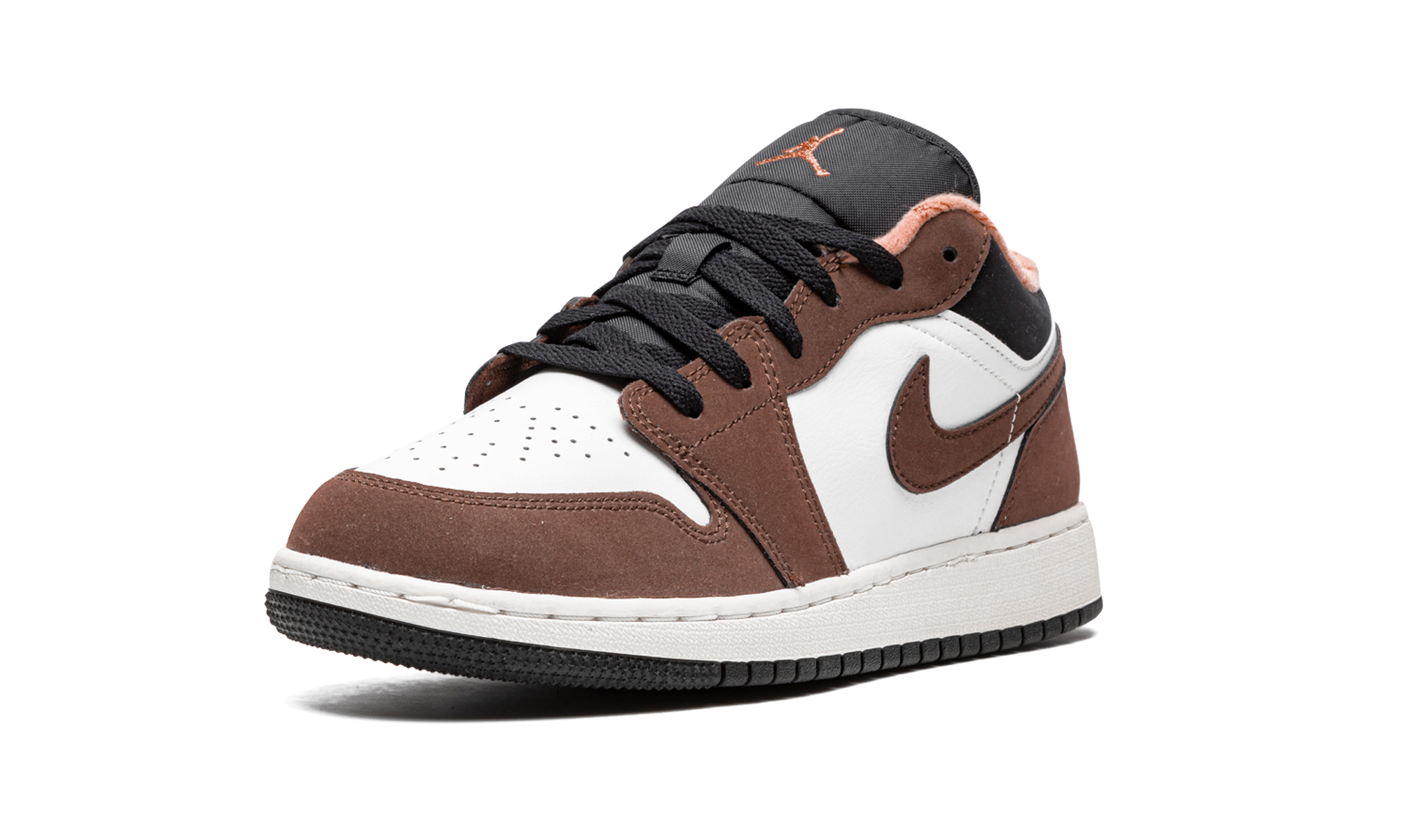 jordan 1 low mocha gs+DM0589-200+left diagnol single view