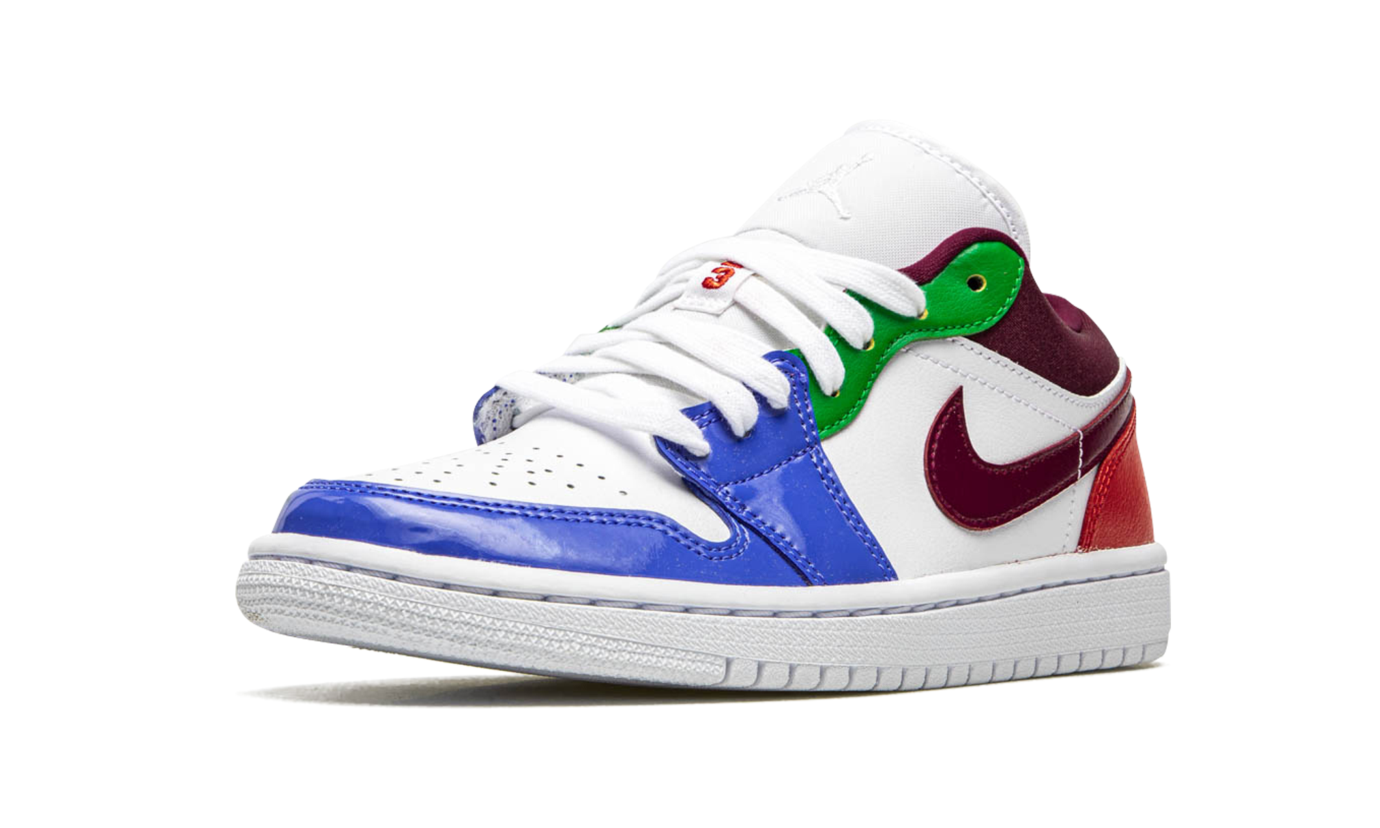 jordan 1 low multi color women s+DB5455-100+left diagnol single view