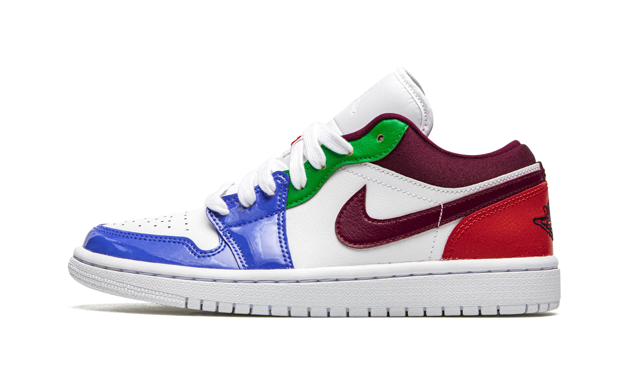 jordan 1 low multi color women s+DB5455-100+diagnol right view 1