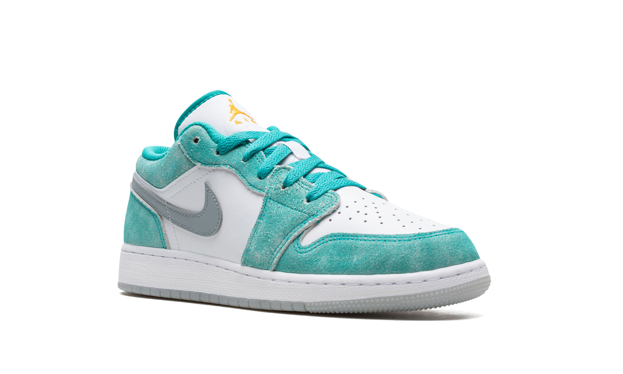 jordan 1 low new emerald gs+DO8244-301+diagnol right view