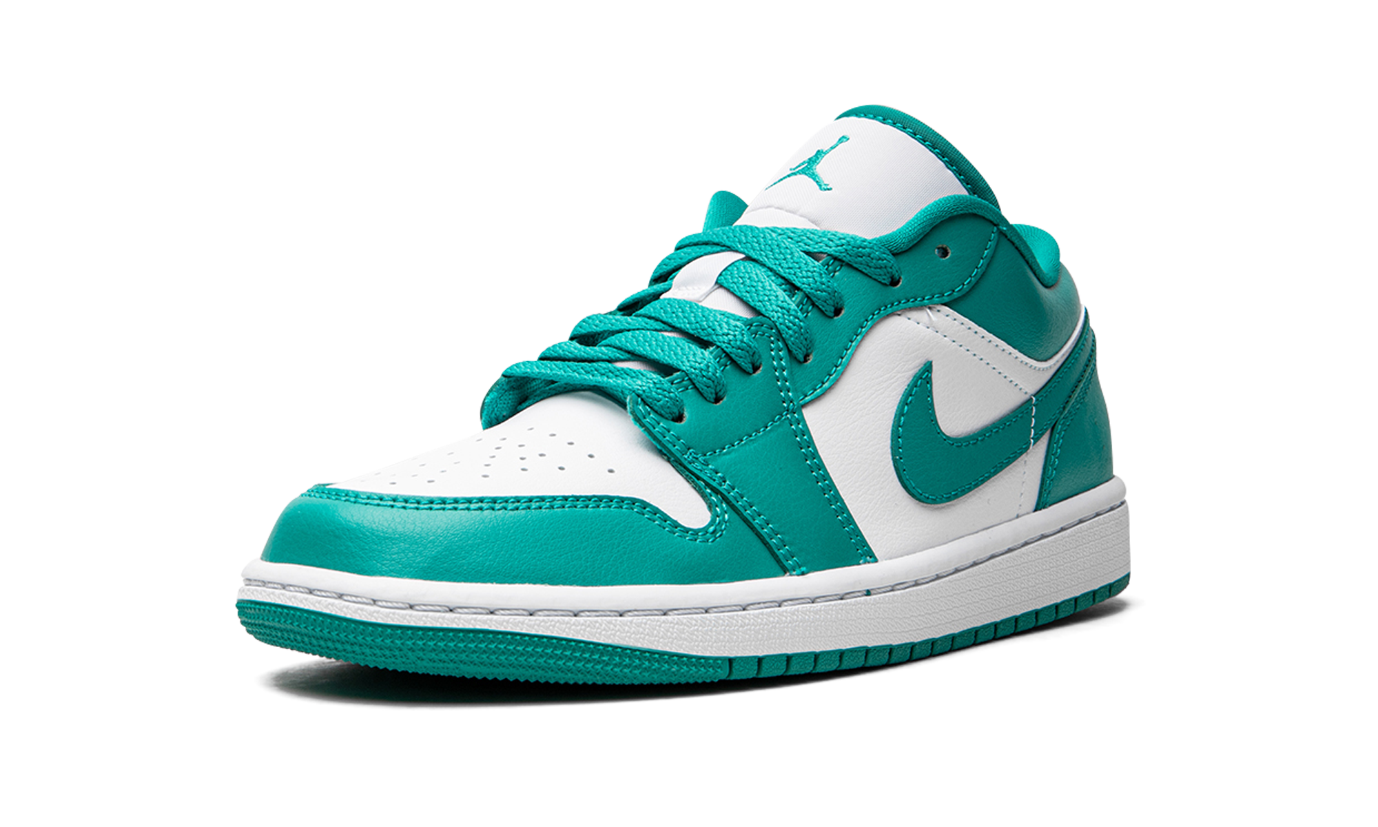 jordan 1 low new emerald women s+DC0774-132+left diagnol single view