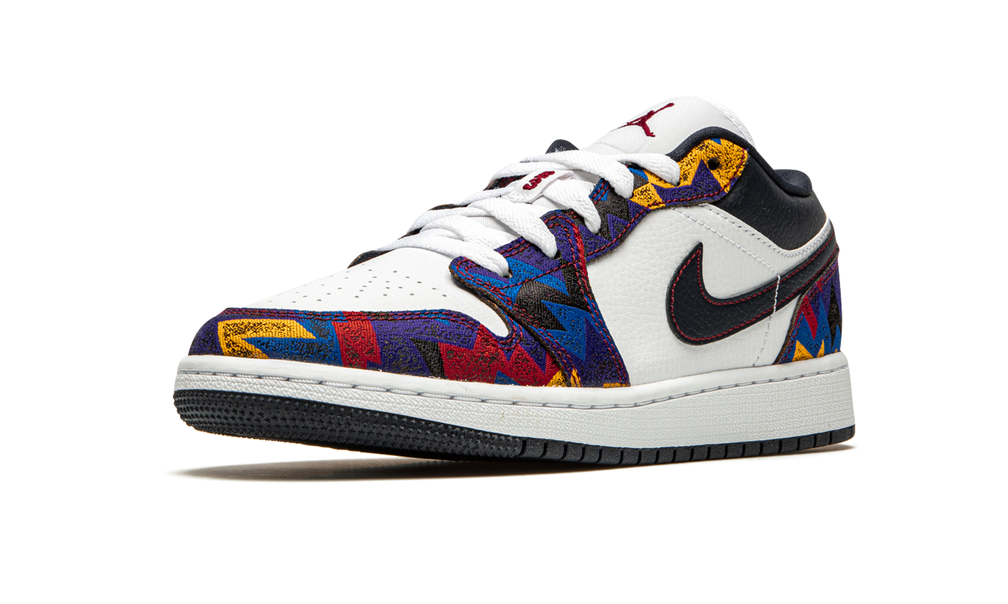 jordan 1 low nothing but net gs+CZ8657-100+left diagnol single view