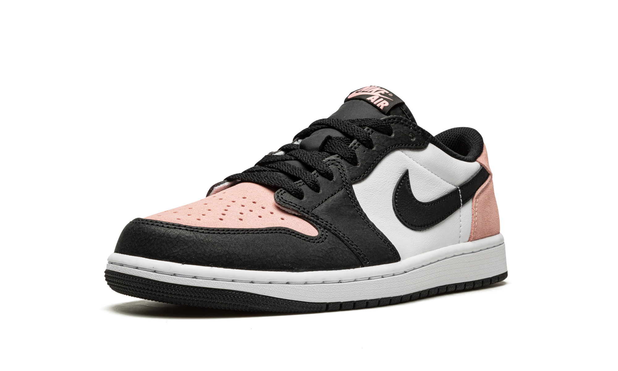 jordan 1 low og bleached coral+CZ0790-061+left diagnol single view