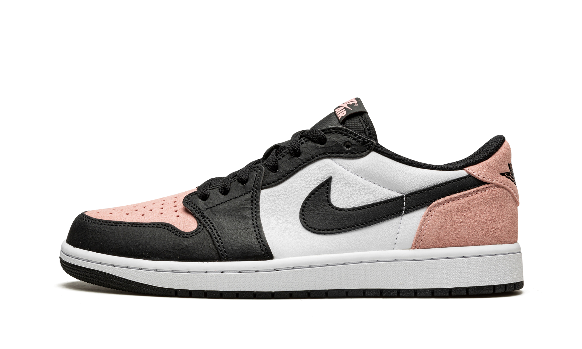 jordan 1 low og bleached coral+CZ0790-061+diagnol right view 1