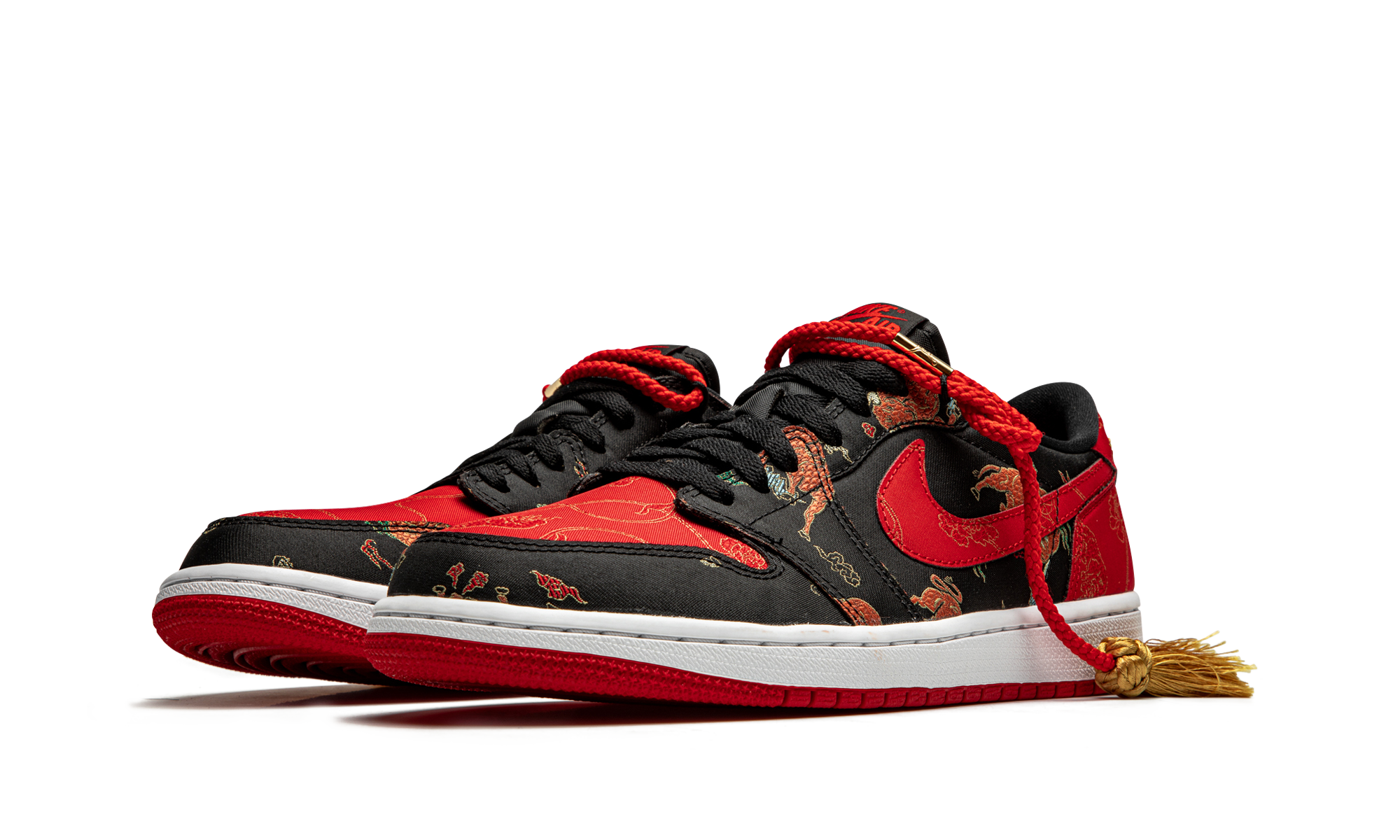 jordan 1 low og chinese new year+DD2233-001+diagnol left view