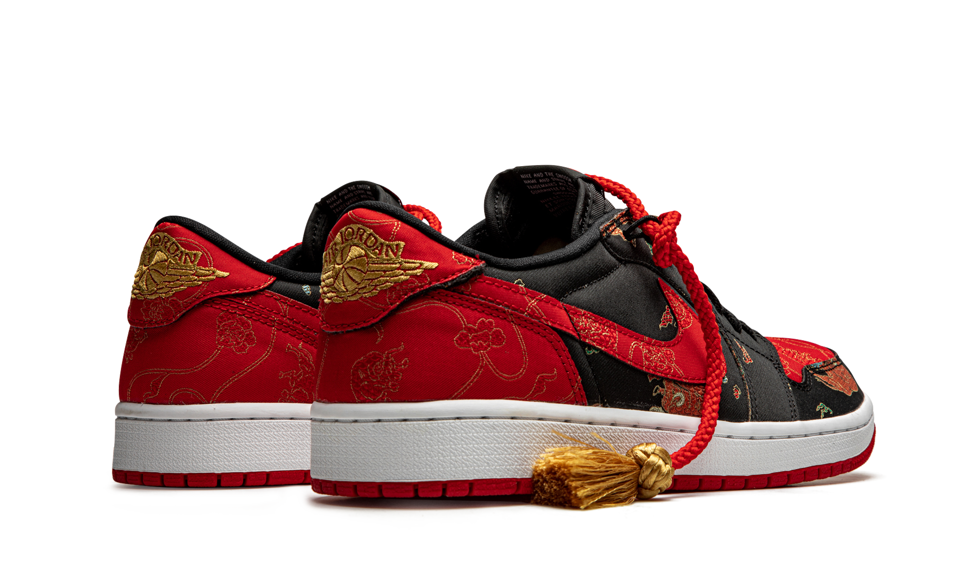 jordan 1 low og chinese new year+DD2233-001+diagnol right behind view