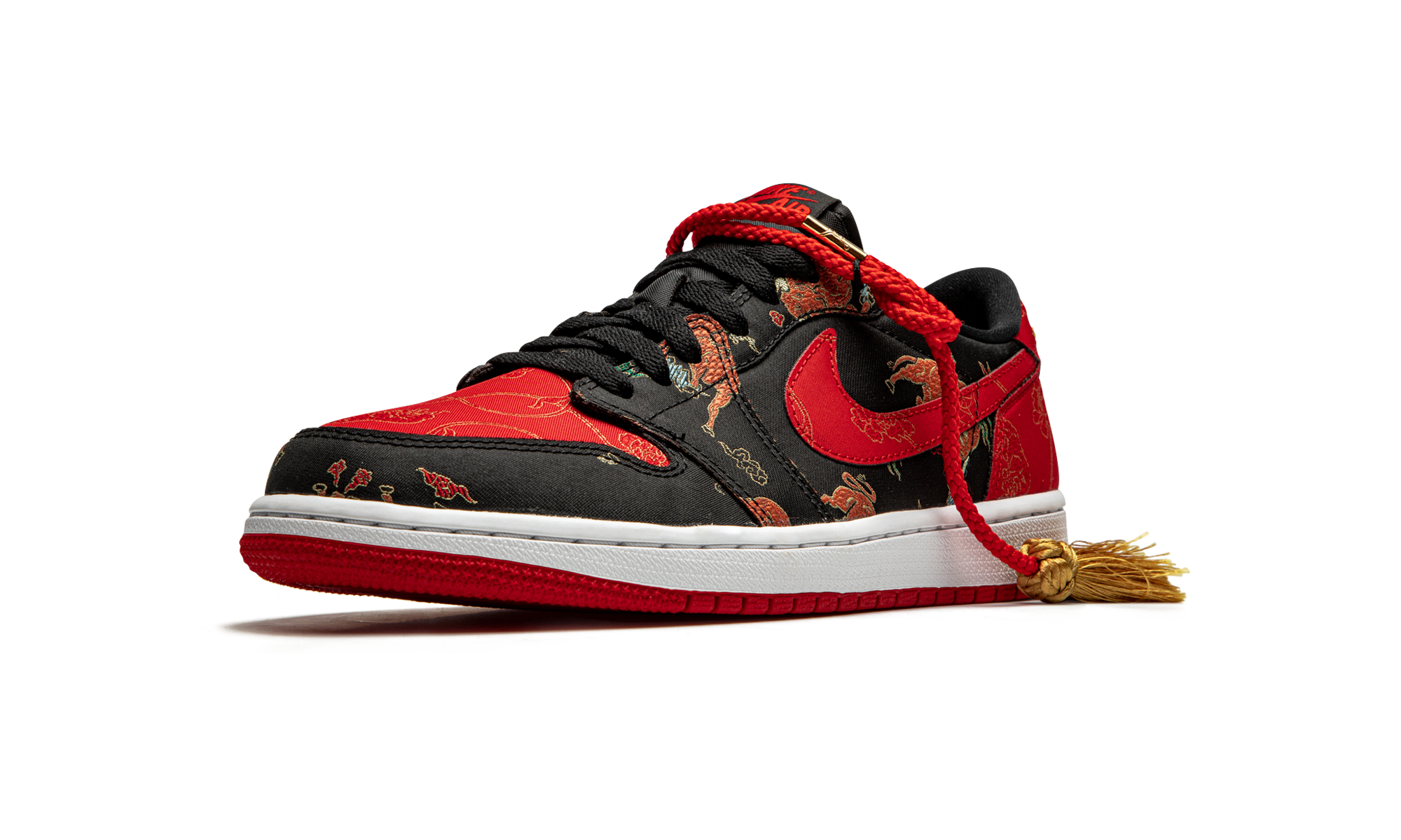 jordan 1 low og chinese new year+DD2233-001+left diagnol single view