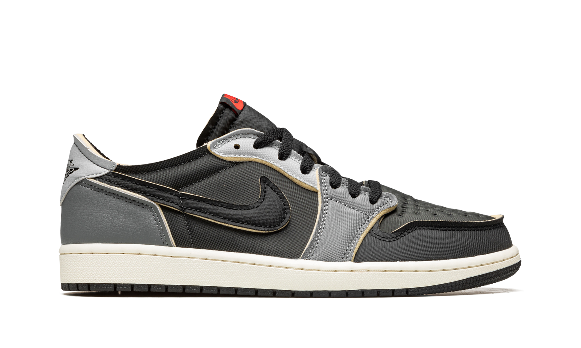 jordan 1 low og ex black smoke grey+DV0982-006+right view