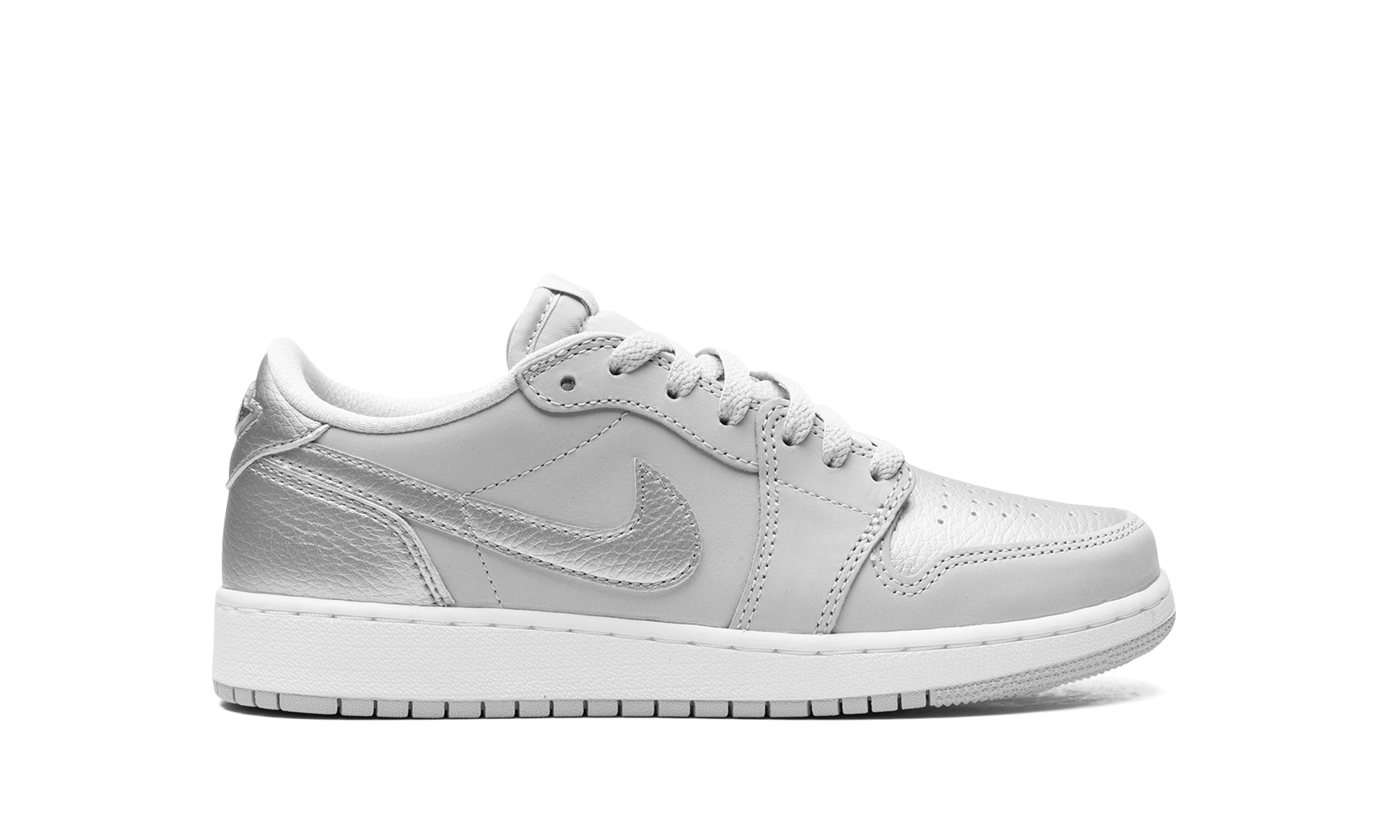 jordan 1 low og metallic silver gs+CZ0858-002+right view