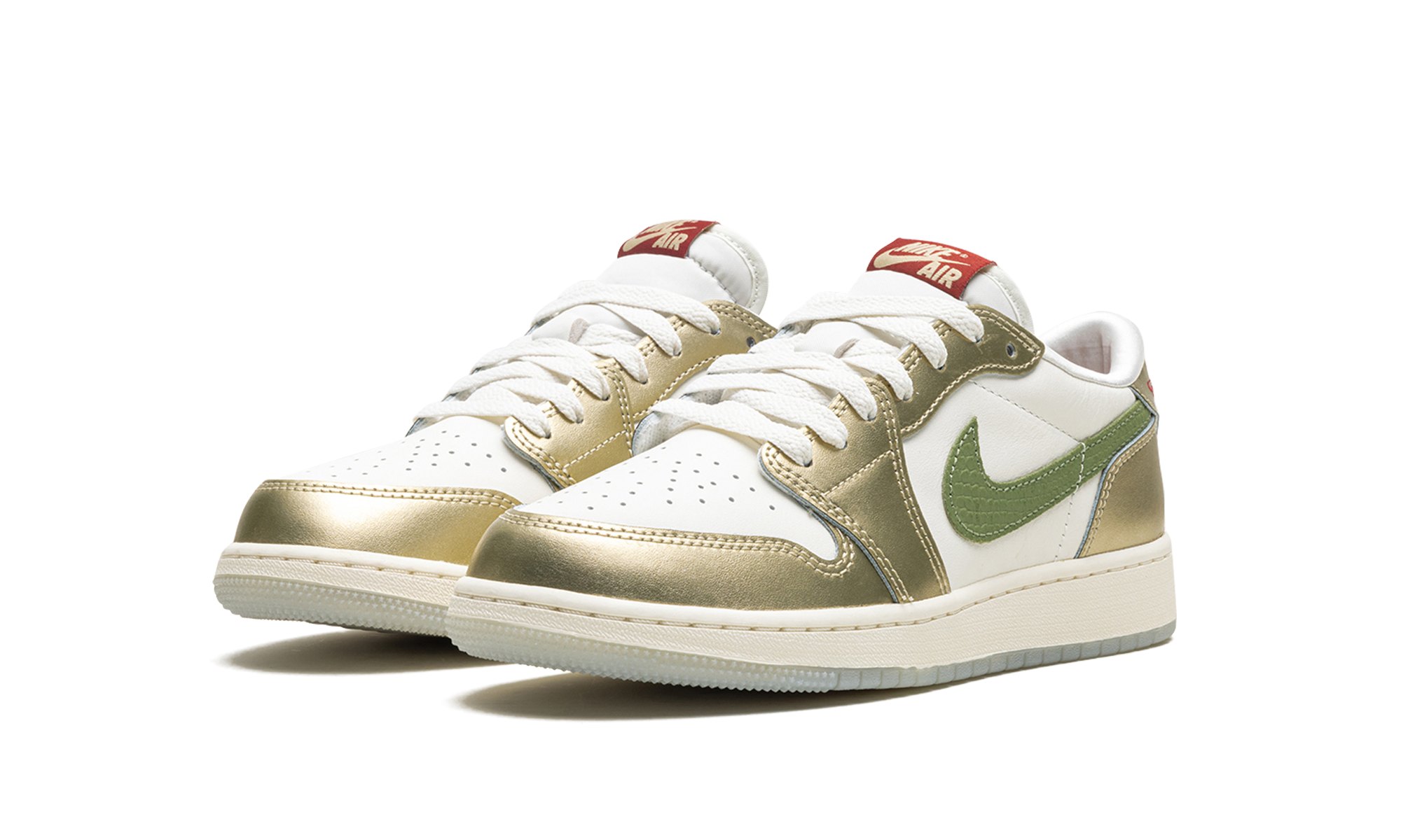 jordan 1 low og year of the dragon 2024 gs+FQ6593-100+diagnol left view