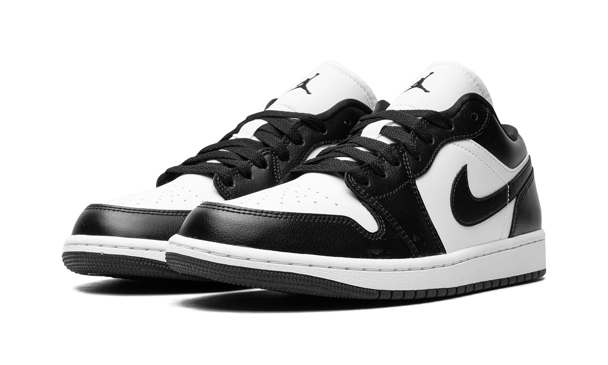 jordan 1 low panda 2023 women s+DC0774-101+diagnol left view