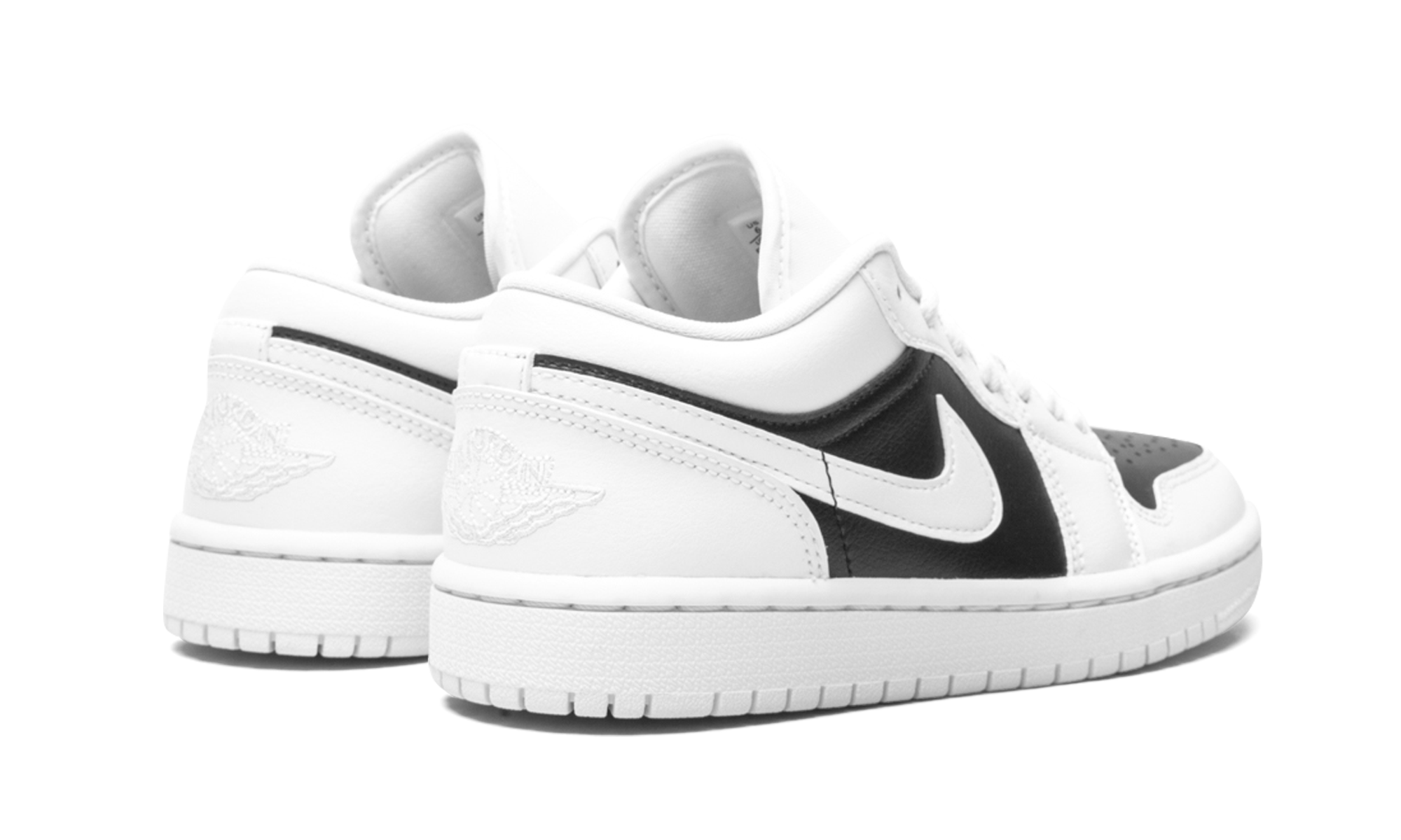 jordan 1 low panda women s+DC0774-100+diagnol right behind view
