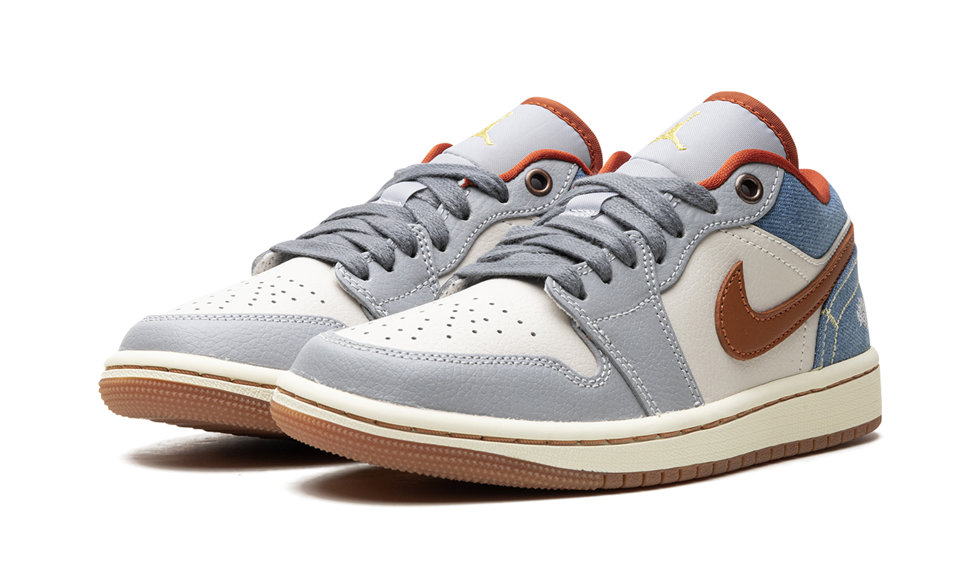 jordan 1 low phantom denim women s+FZ5045-091+diagnol left view