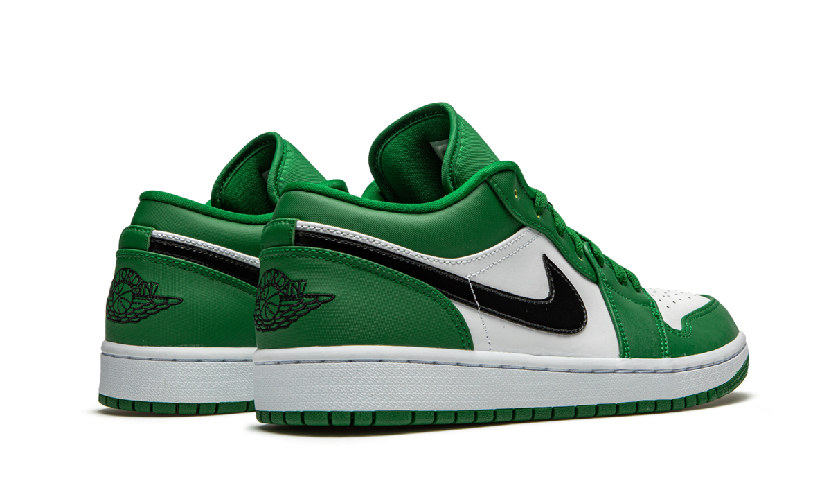 jordan 1 low pine green+553558-301+diagnol right behind view