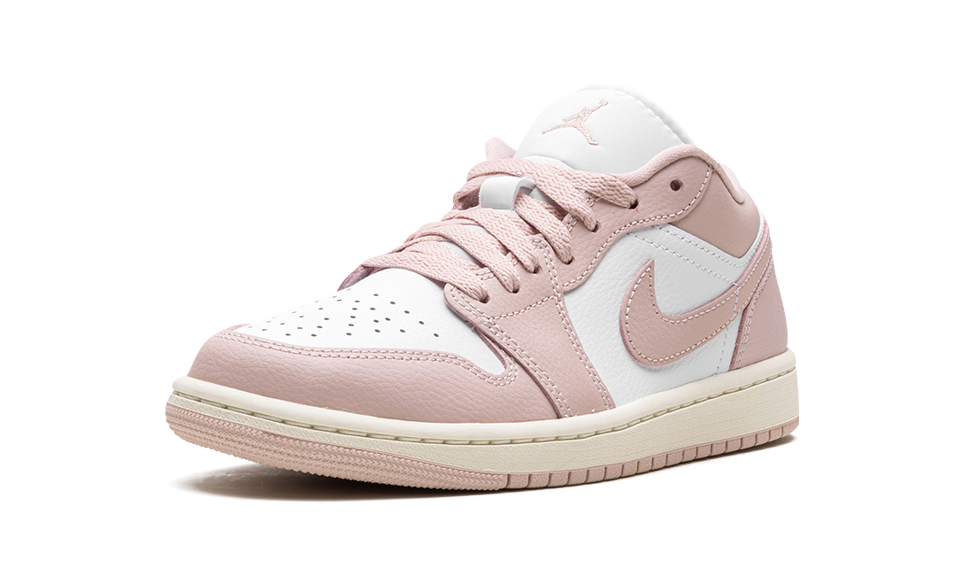 jordan 1 low pink oxford women s+DC0774-162+left diagnol single view
