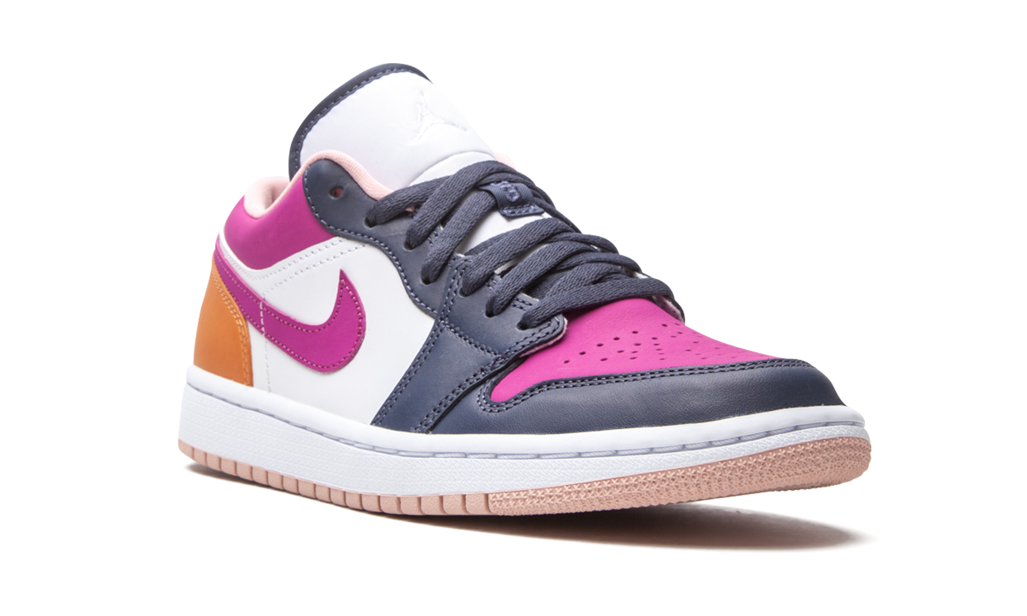 jordan 1 low purple magenta women s+DJ4342-400+diagnol right view
