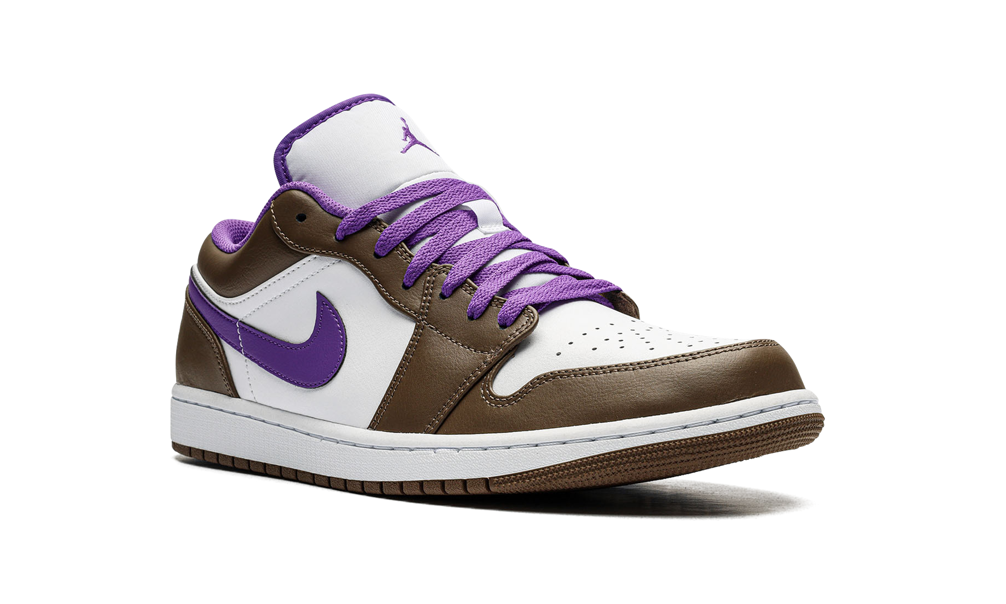 jordan 1 low purple mocha+553558-215+diagnol right view