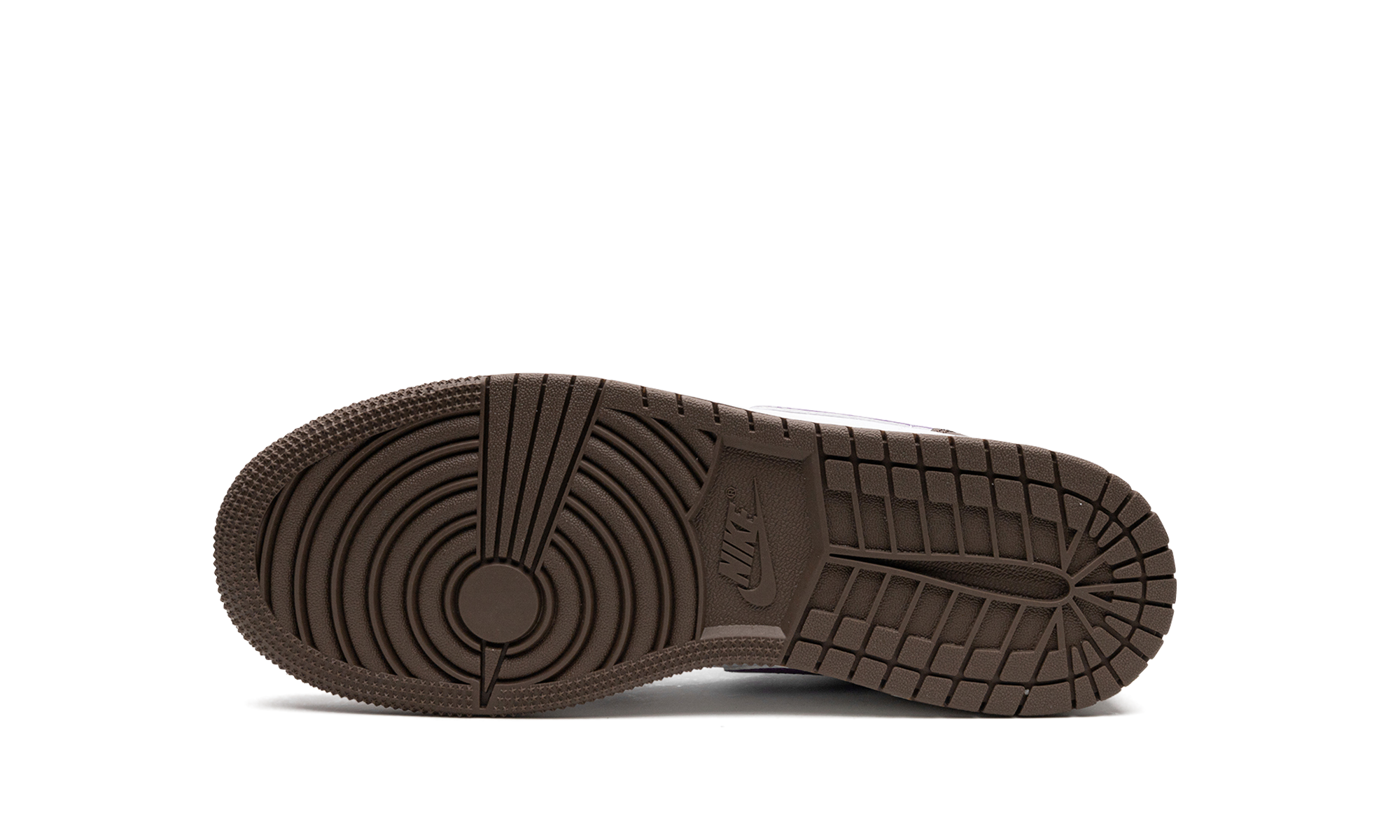 jordan 1 low purple mocha gs+553560-215+bottom view