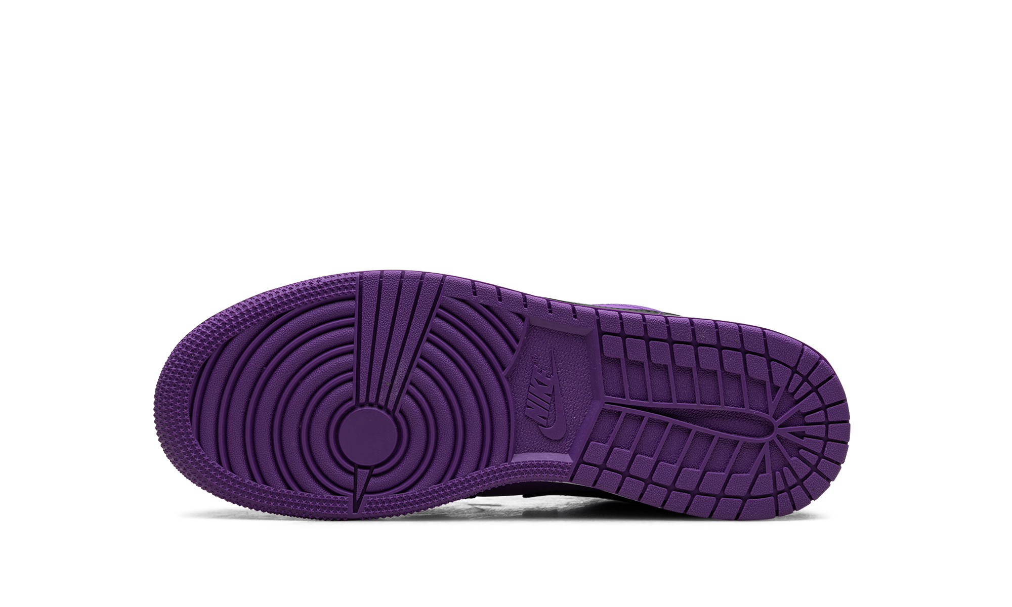 jordan 1 low purple venom gs+553560-505+bottom view