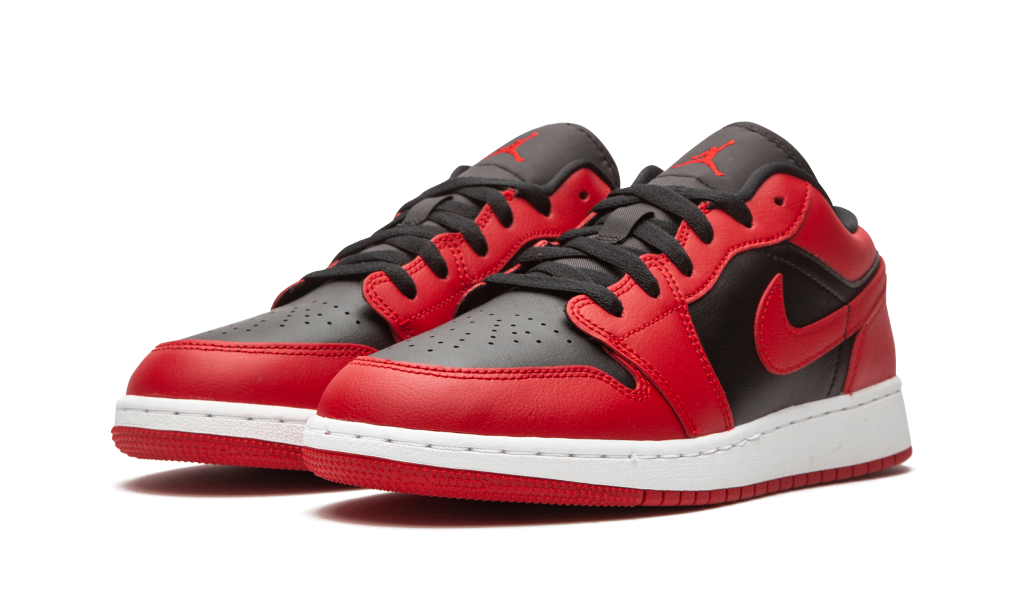 jordan 1 low reverse bred gs+553560-606+diagnol left view