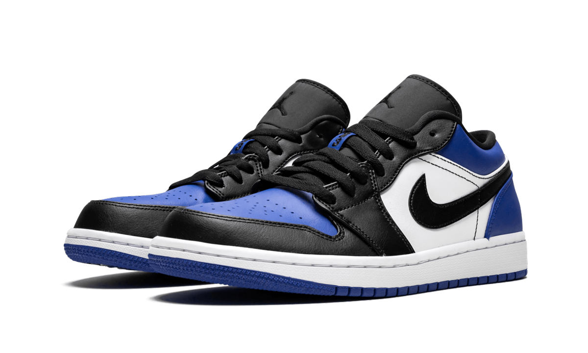 jordan 1 low royal toe+CQ9446-400+diagnol left view