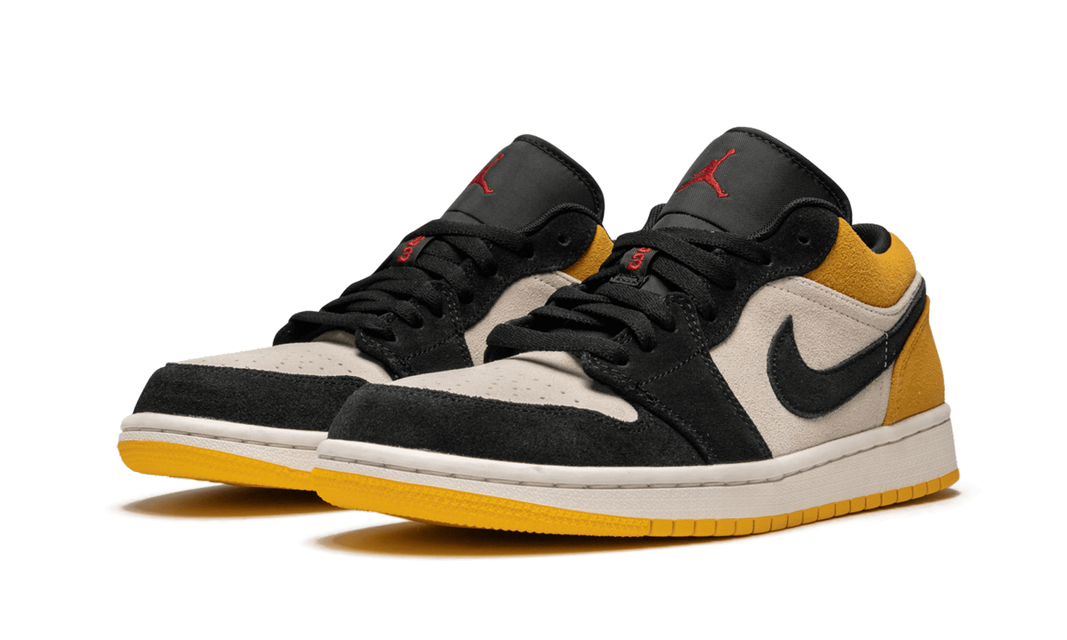 jordan 1 low sail university gold black+553558-127+diagnol left view