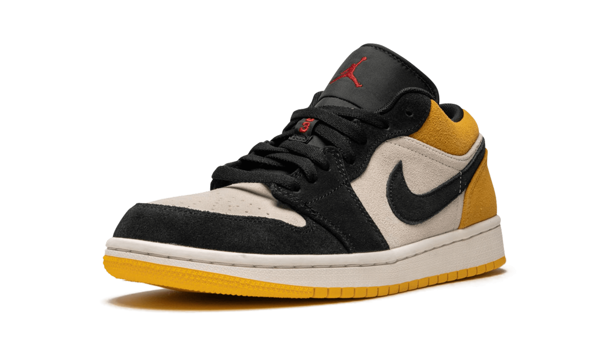 jordan 1 low sail university gold black+553558-127+left diagnol single view