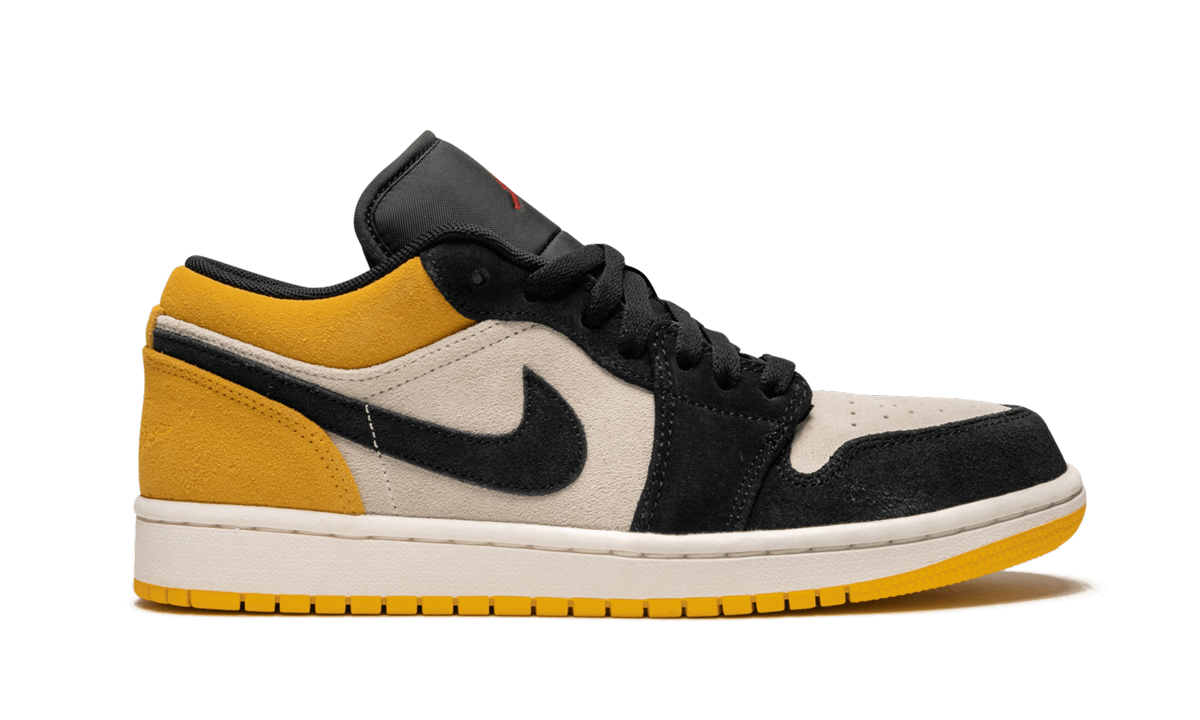 jordan 1 low sail university gold black+553558-127+bottom view