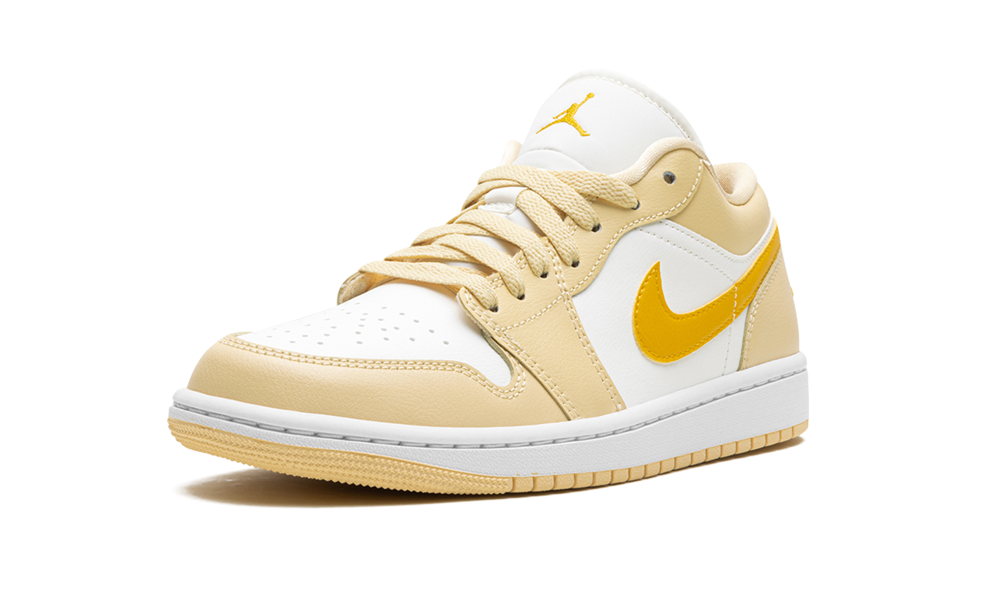 jordan 1 low sail yellow ochre women s+DC0774-170+left diagnol single view