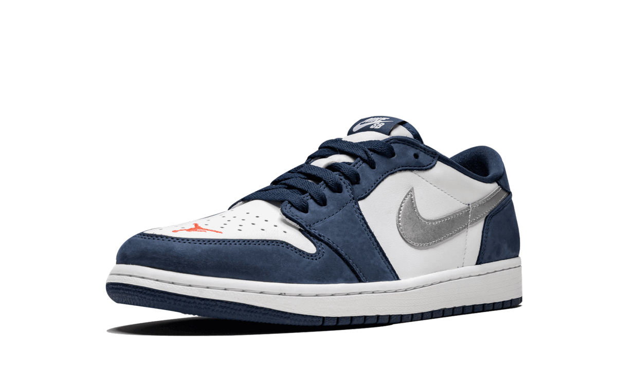 jordan 1 low sb midnight navy+CJ7891-400+bottom view